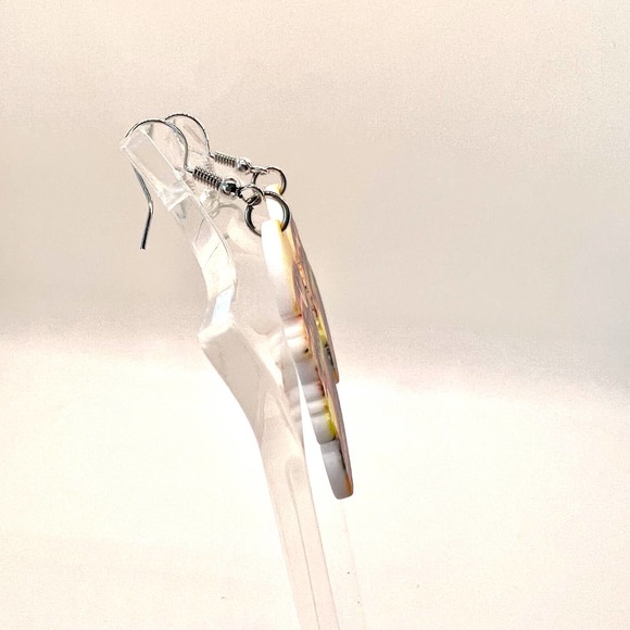 Pub Burger Earrings - Diner Earrings - Football Earrings - Sandwich BBQ Earrings - Picture 3 of 8